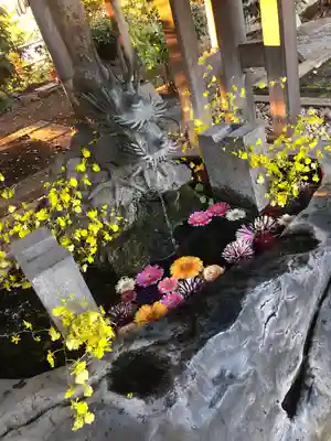 所澤神明社の手水舎
