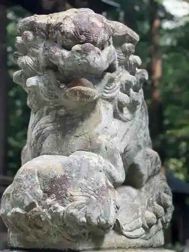 河口浅間神社の狛犬