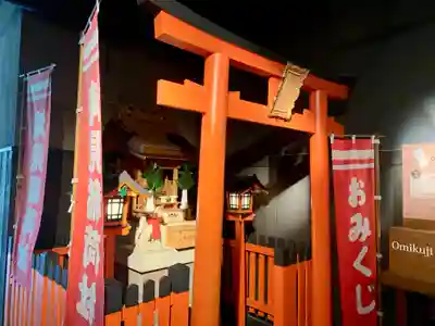 滝見稲荷社の鳥居