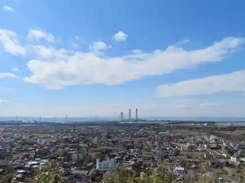 人見神社の景色