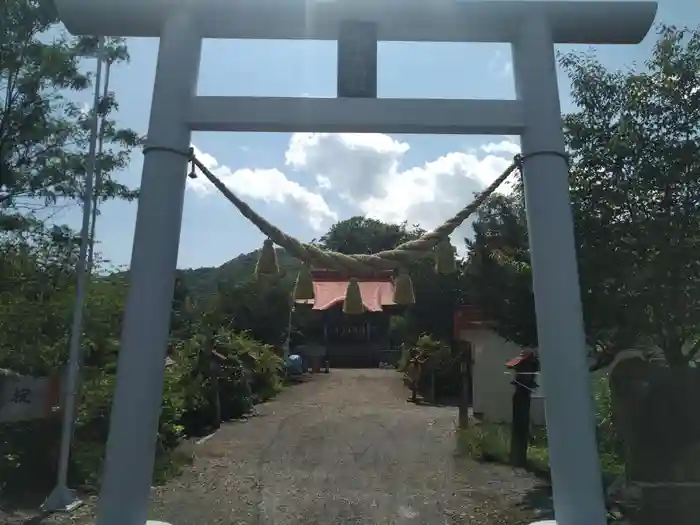 丸瀬布神社の鳥居