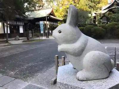岡崎神社の狛犬