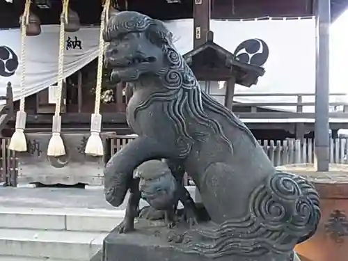七社神社の狛犬