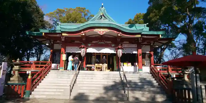 多摩川浅間神社の本殿・本堂