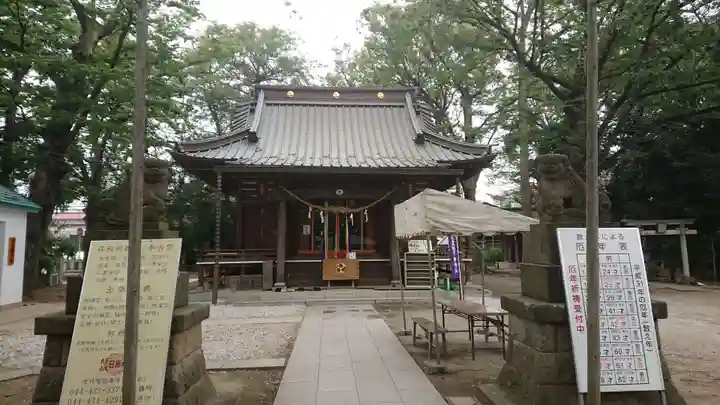 丸子山王日枝神社の本殿・本堂