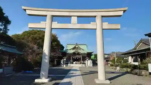 龍口明神社の鳥居