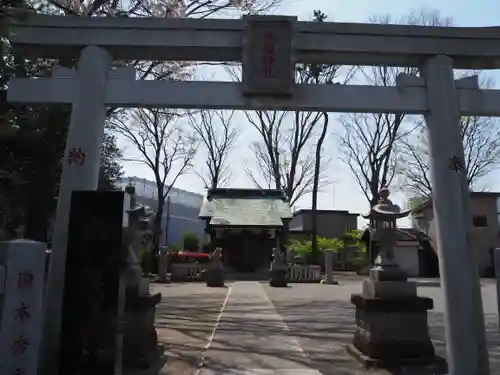 大野台御嶽神社の鳥居