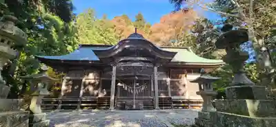 木幡山隠津島神社(二本松市)の本殿・本堂