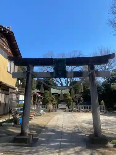 香取神社（関宿香取神社）の鳥居