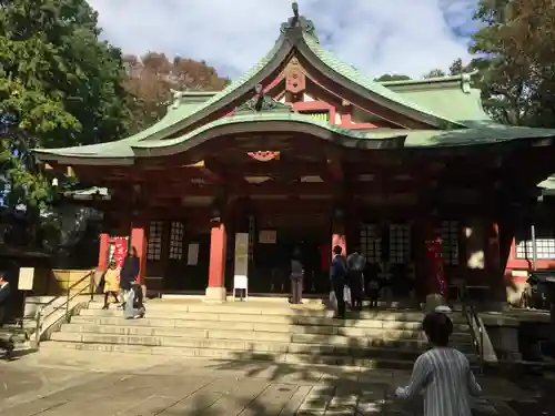 世田谷八幡宮の本殿・本堂