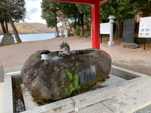 赤城神社の手水