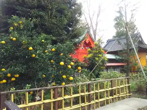 足立神社の庭園