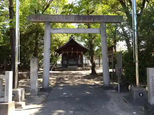 助七神明社の鳥居