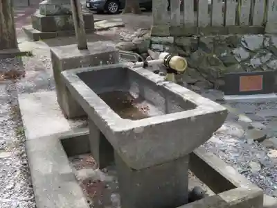 阿禮神社の手水舎