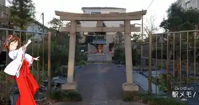 川端稲荷神社の鳥居