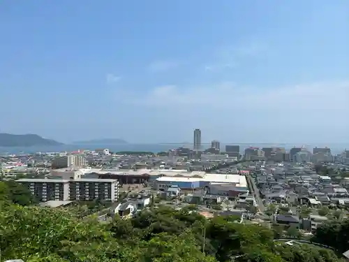 鷲尾愛宕神社の景色