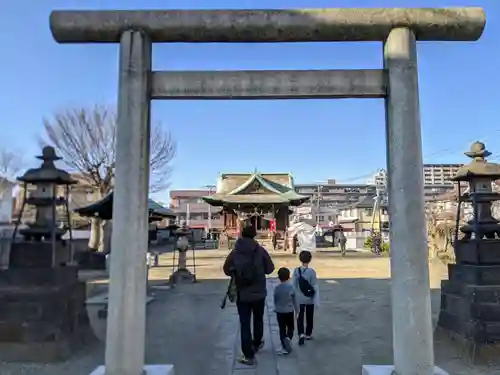 横浜熊野神社の鳥居