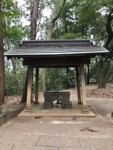 鳩峯八幡神社の手水舎