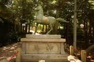 六所神社の狛犬