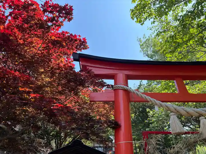 虻田神社の鳥居