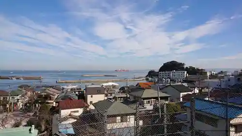 走水神社の景色