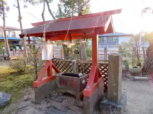大船津稲荷神社の手水舎