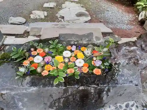 柳津虚空蔵尊 寳性院の手水舎