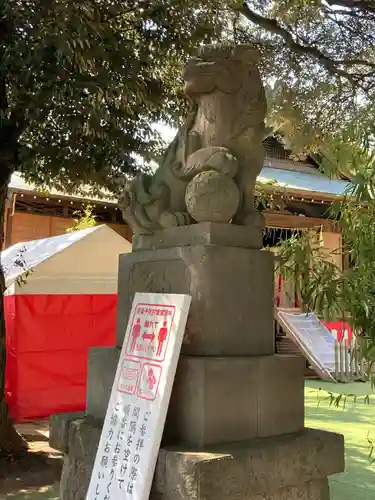 太子堂八幡神社の狛犬