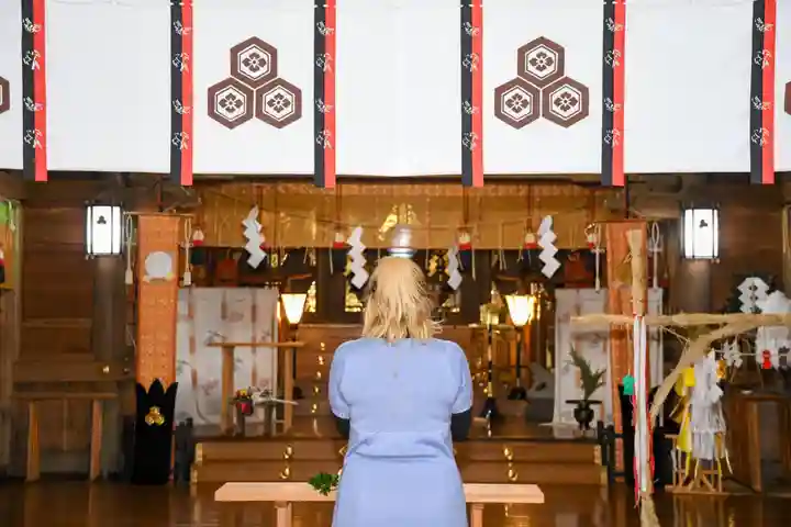 釧路一之宮 厳島神社の本殿・本堂