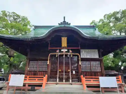 與賀神社の本殿・本堂