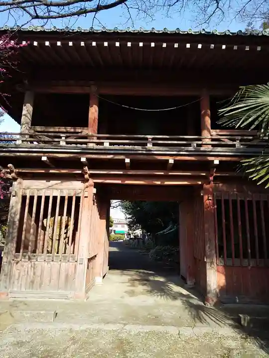 南蔵院の山門・神門