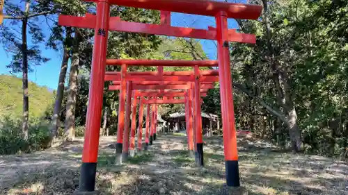 清綱稲荷大明神の鳥居