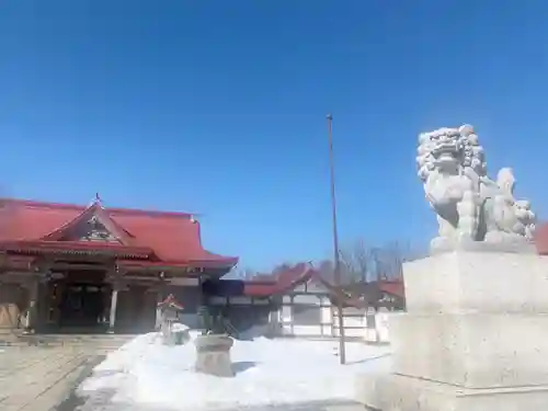 釧路一之宮 厳島神社の狛犬