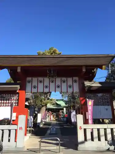 立石熊野神社の山門