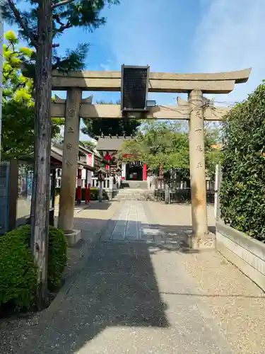 元郷氷川神社の鳥居