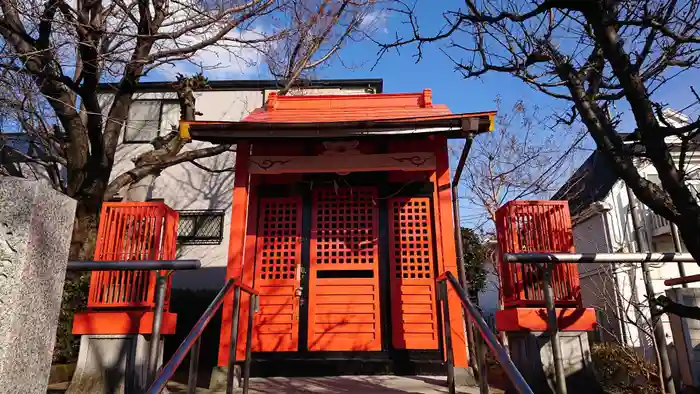 谷中稲荷神社の本殿