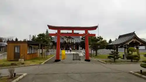 美瑛神社の鳥居