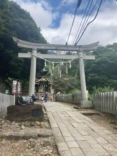 筑波山神社の鳥居