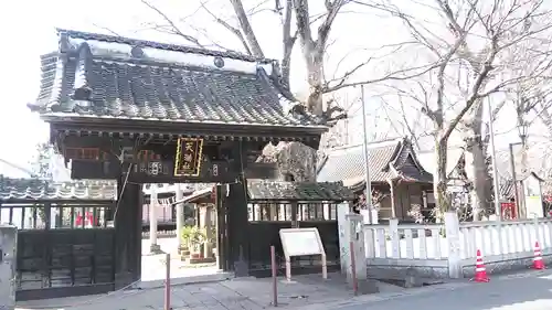 佐間天神社の山門