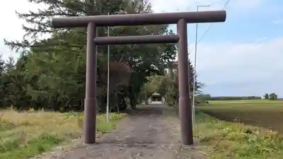 上更別神社の鳥居