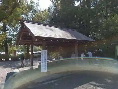 伊勢神宮外宮（豊受大神宮）の手水舎