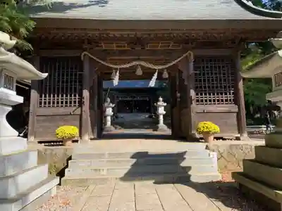 河口浅間神社の山門・神門