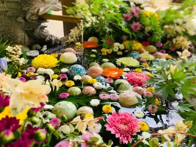 滑川神社 - 仕事と子どもの守り神の手水舎