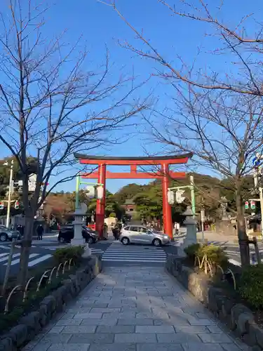 鶴岡八幡宮の鳥居