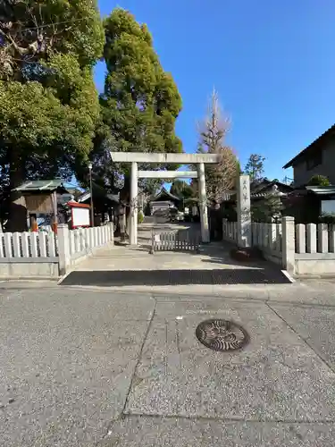 羊神社の鳥居