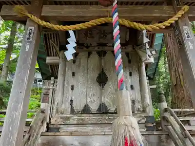 中社五斎神社の本殿・本堂