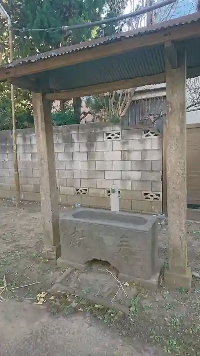 五北天祖神社の手水舎