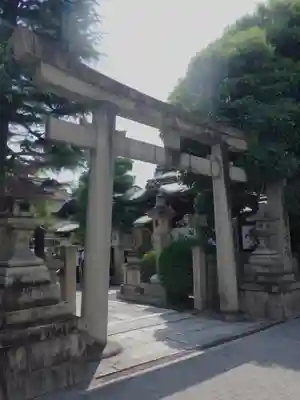 元祇園梛神社・隼神社の鳥居
