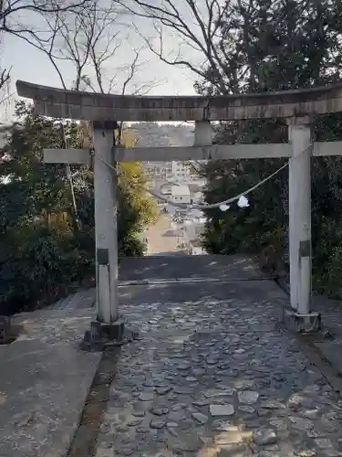 子鍬倉神社の鳥居