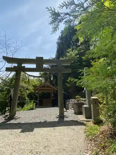 サムハラ神社 奥の宮の鳥居